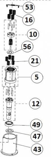 40V GEAR BOX ASSY (311021755)